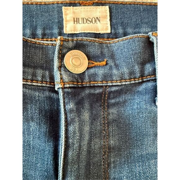 Hudson Womens Mid-Rise Zip Fly Krista Super Skinny Denim Jeans Blue Size 29 - Picture 3 of 7